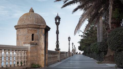 Garita, Jardines del Paseo de Carlos III, Cádiz, Andalucia, Spain.