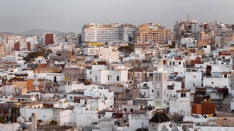 Medina from La Terraza de la Medina, Tangier, Morocco