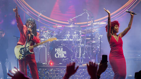Nile Rodgers & CHIC at Nocturne Live, Blenheim Palace, Woodstock, Cotswolds, UK.