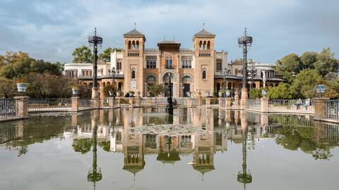 Pabellón Mudéjar, Sevilla, Andalucia, Spain.