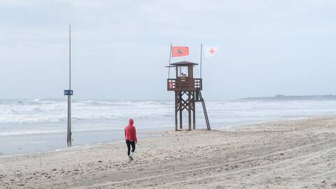Playa de la Barrosa, Chiclana da la Frontera, Costa de la Luz, Spain.
